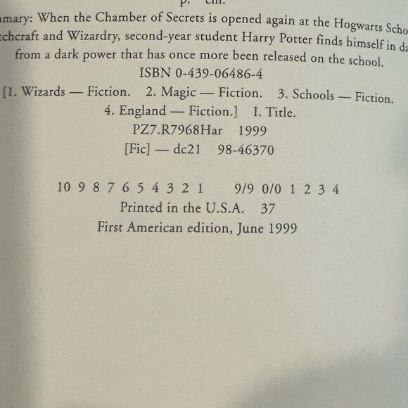 Harry Potter and the Chamber of Secrets Book - Picture 3 of 5